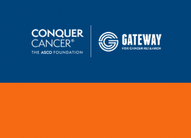 Conquer Cancer and Gateway for Cancer Research logos