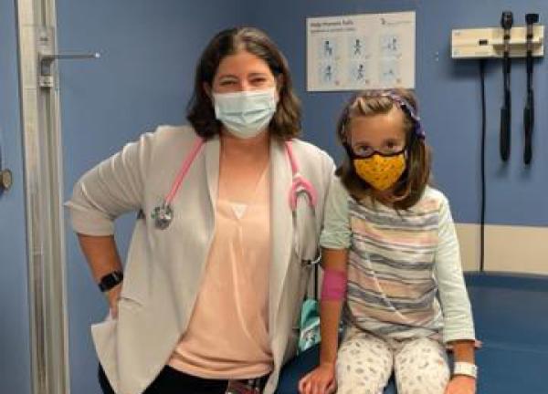 Dr. Jessica Lake and patient Mia