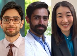 From left to right: Josephine Lopes Cardozo, MD; Abdul Rafeh Naqash, MD; Antonio Di Meglio, MD; Amy Yuan Wang, MD, MPH; Alanna Church, MD