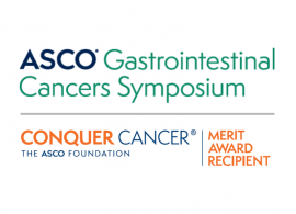 ASCO Gastrointestinal Cancers Symposium. Conquer Cancer, the ASCO Foundation, Merit Award recipient.