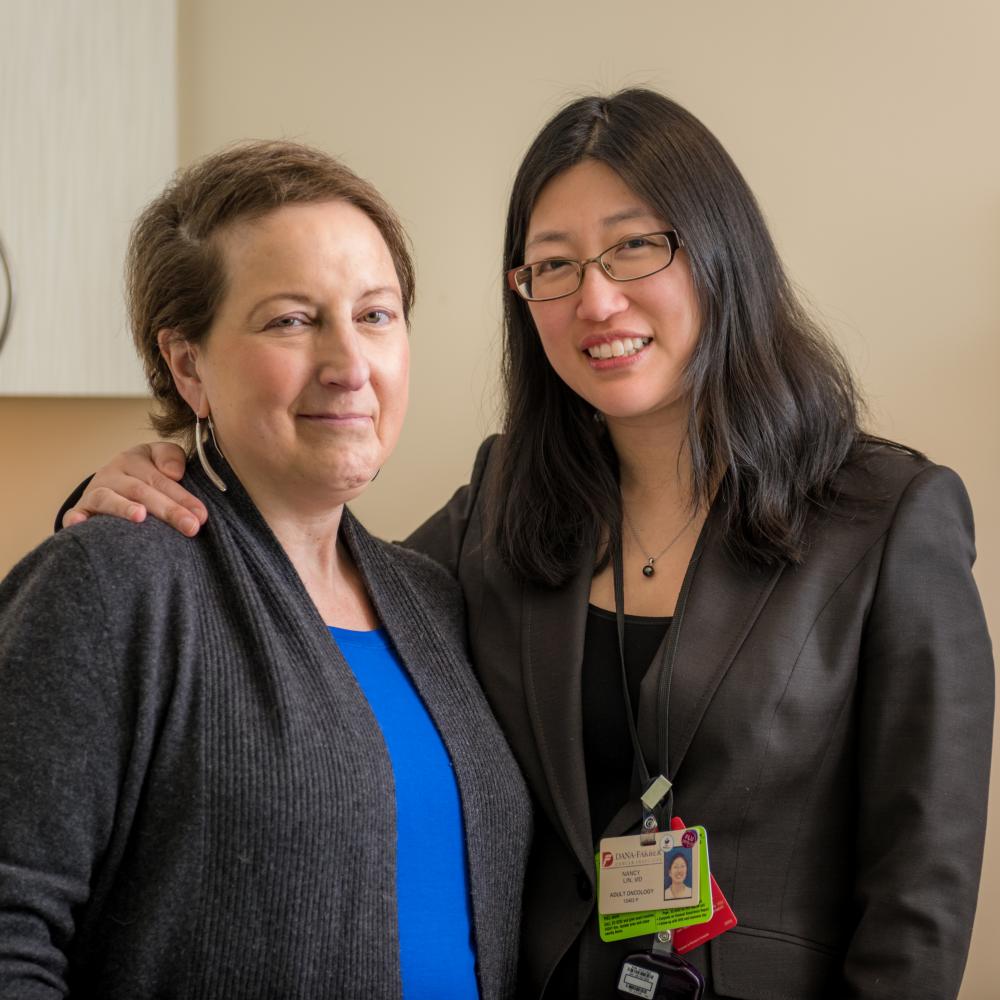 Nancy Lin with her patient, Lisa.