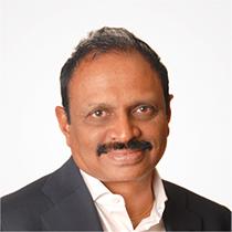 Headshot of Raj Mantena, a Conquer Cancer Board member