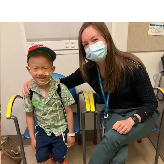 Dr. Molly Taylor and patient